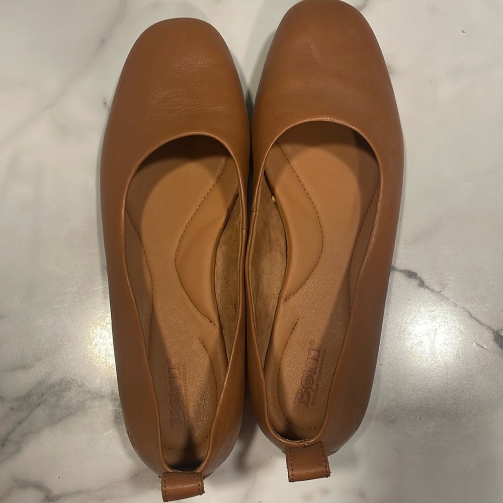 Born tan ballet Flats Leather